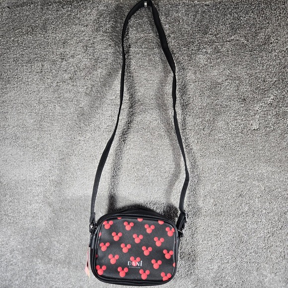 Disney Dani Danielle Nicole Black Red Mickey Mouse Crossbody Bag - Picture 2 of 8